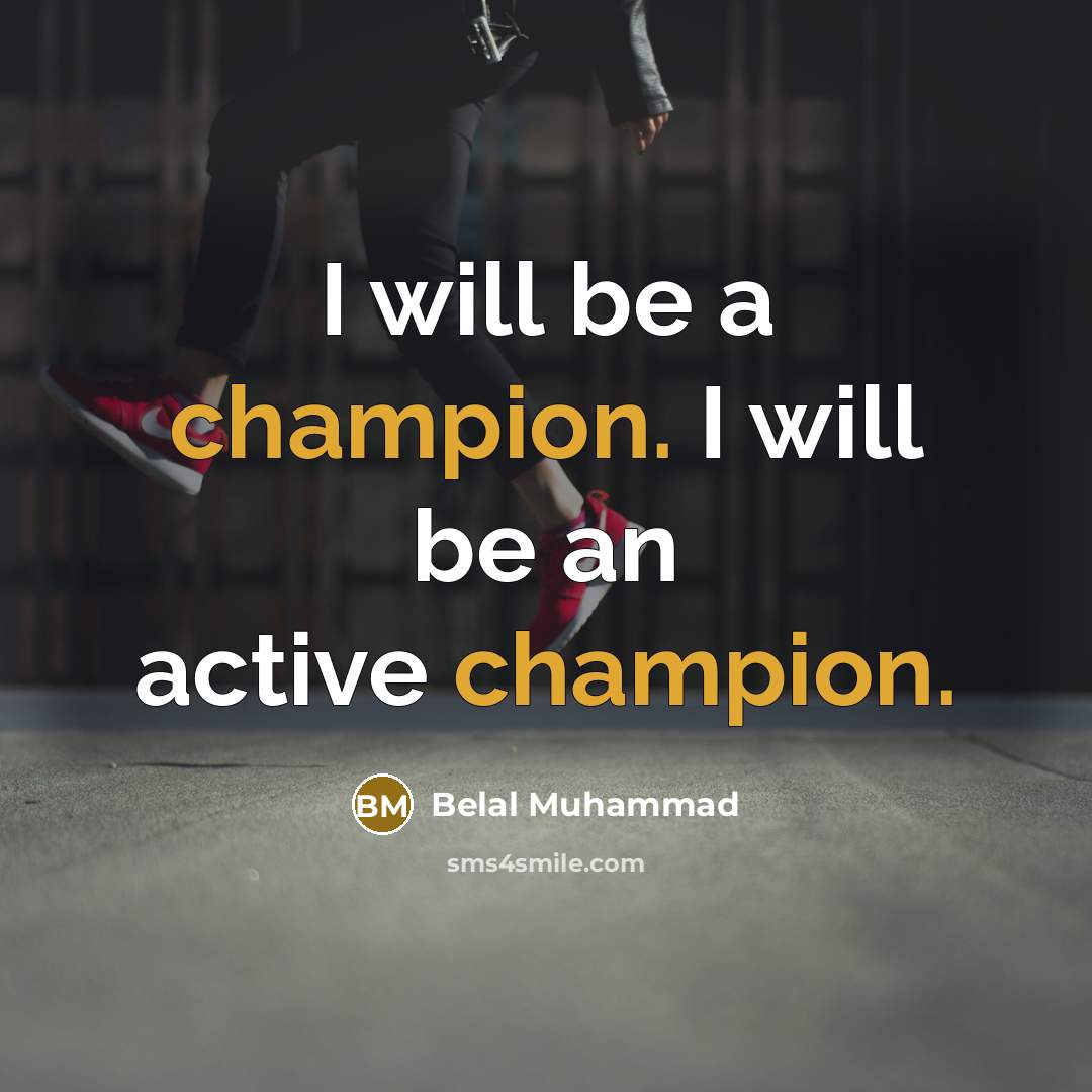 “I will be a champion. I will be an active champion.” quote by Belal Muhammad