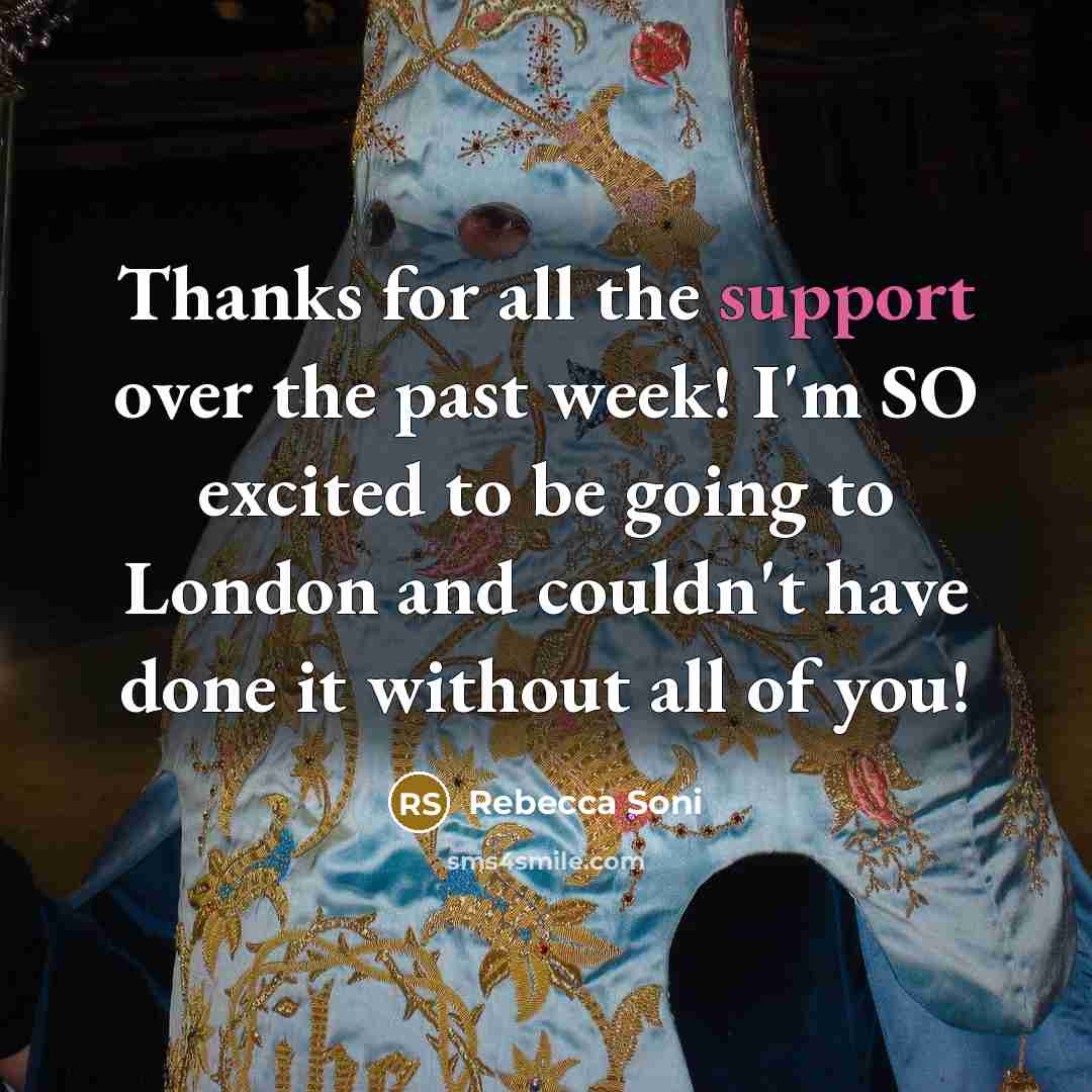 “Thanks for all the support over the past week! I'm SO excited to be going to London and couldn't have done it without all of you!” quote by Rebecca Soni