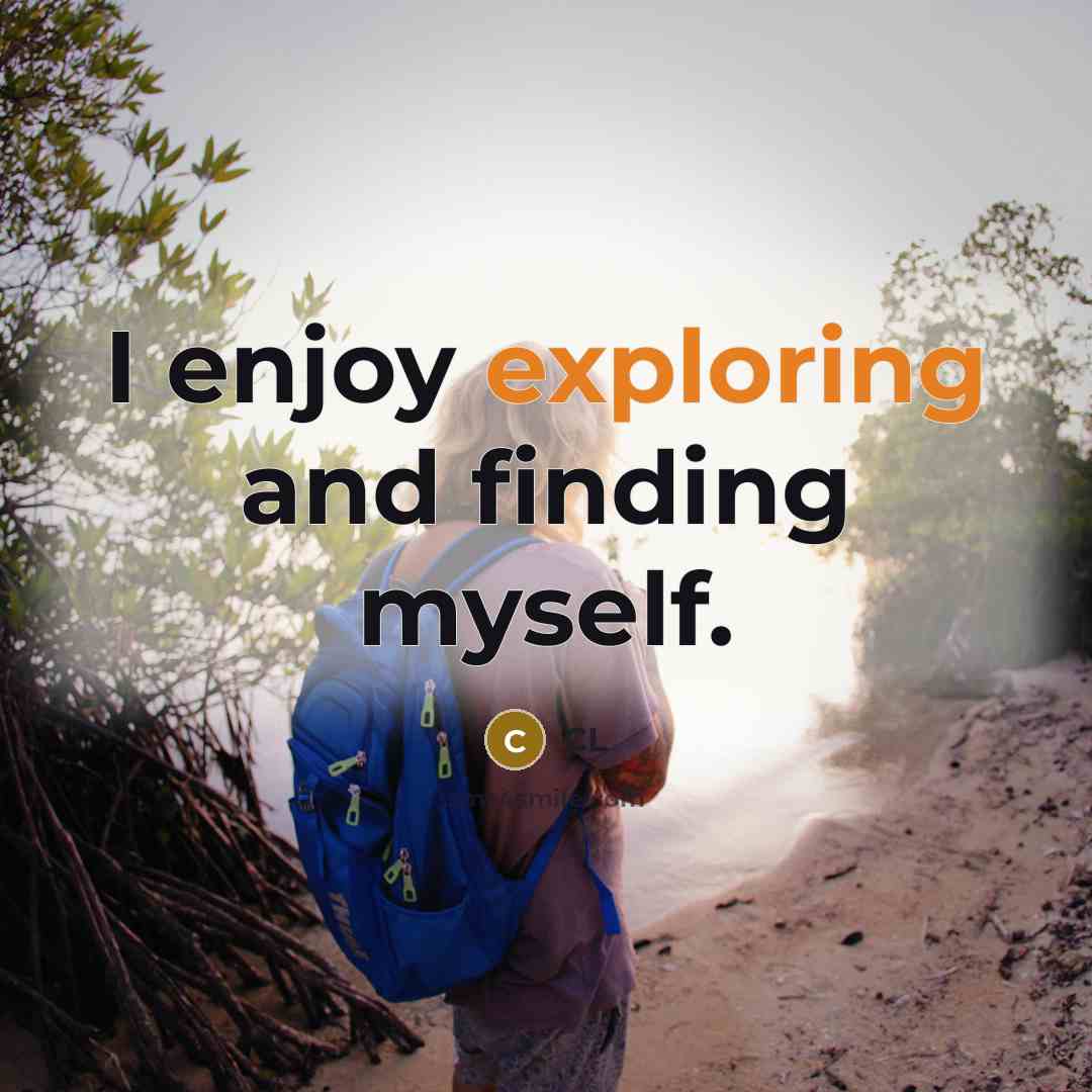 “I enjoy exploring and finding myself.” quote by CL