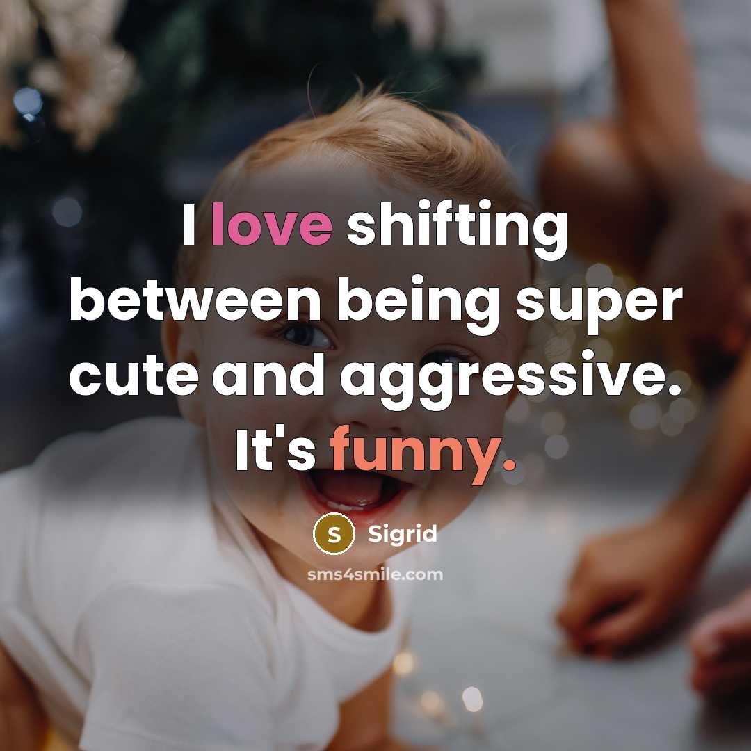 “I love shifting between being super cute and aggressive. It's funny.” quote by Sigrid