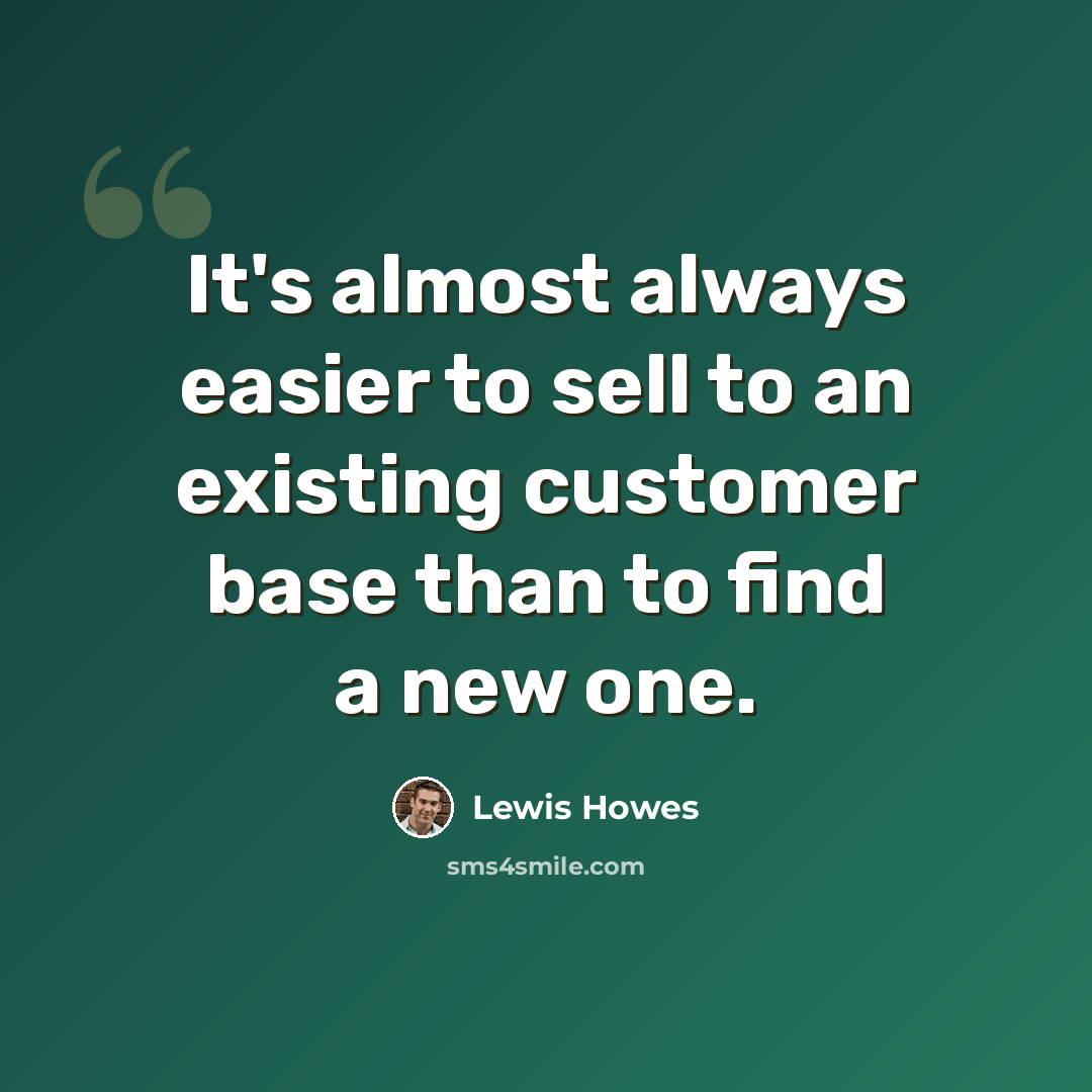 “It's almost always easier to sell to an existing customer base than to find a new one.” quote by Lewis Howes