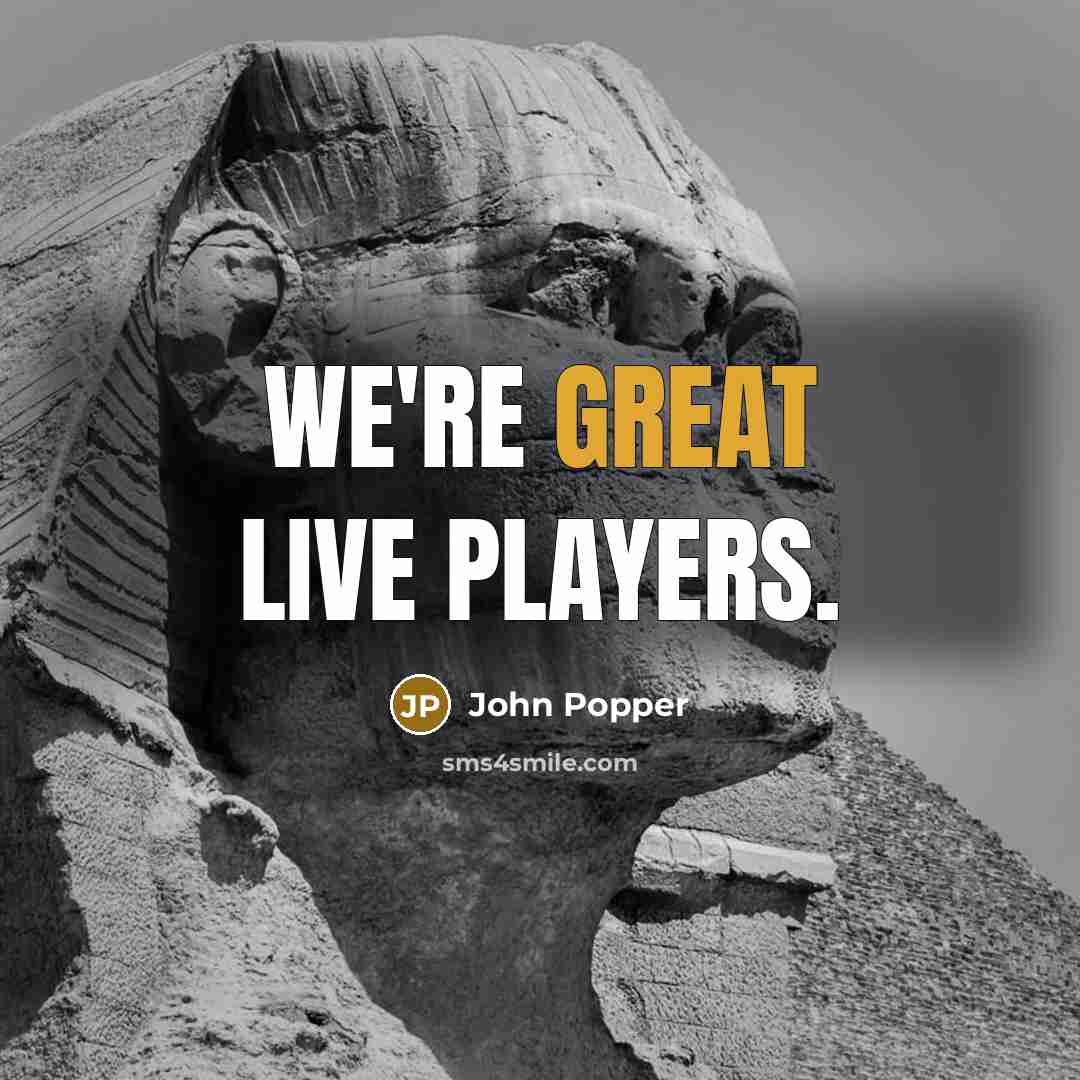 “We're great live players.” quote by John Popper