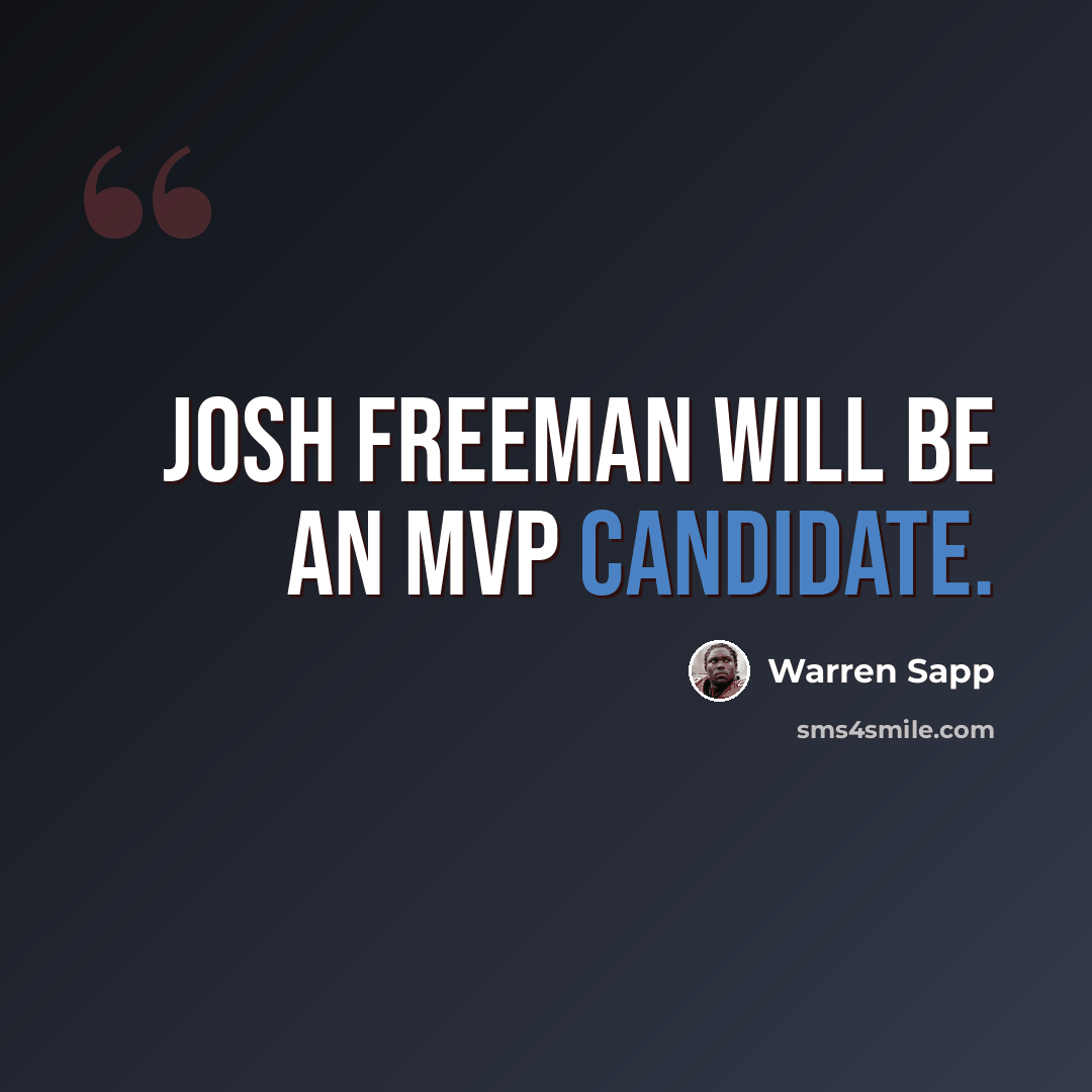 “Josh Freeman will be an MVP candidate.” quote by Warren Sapp