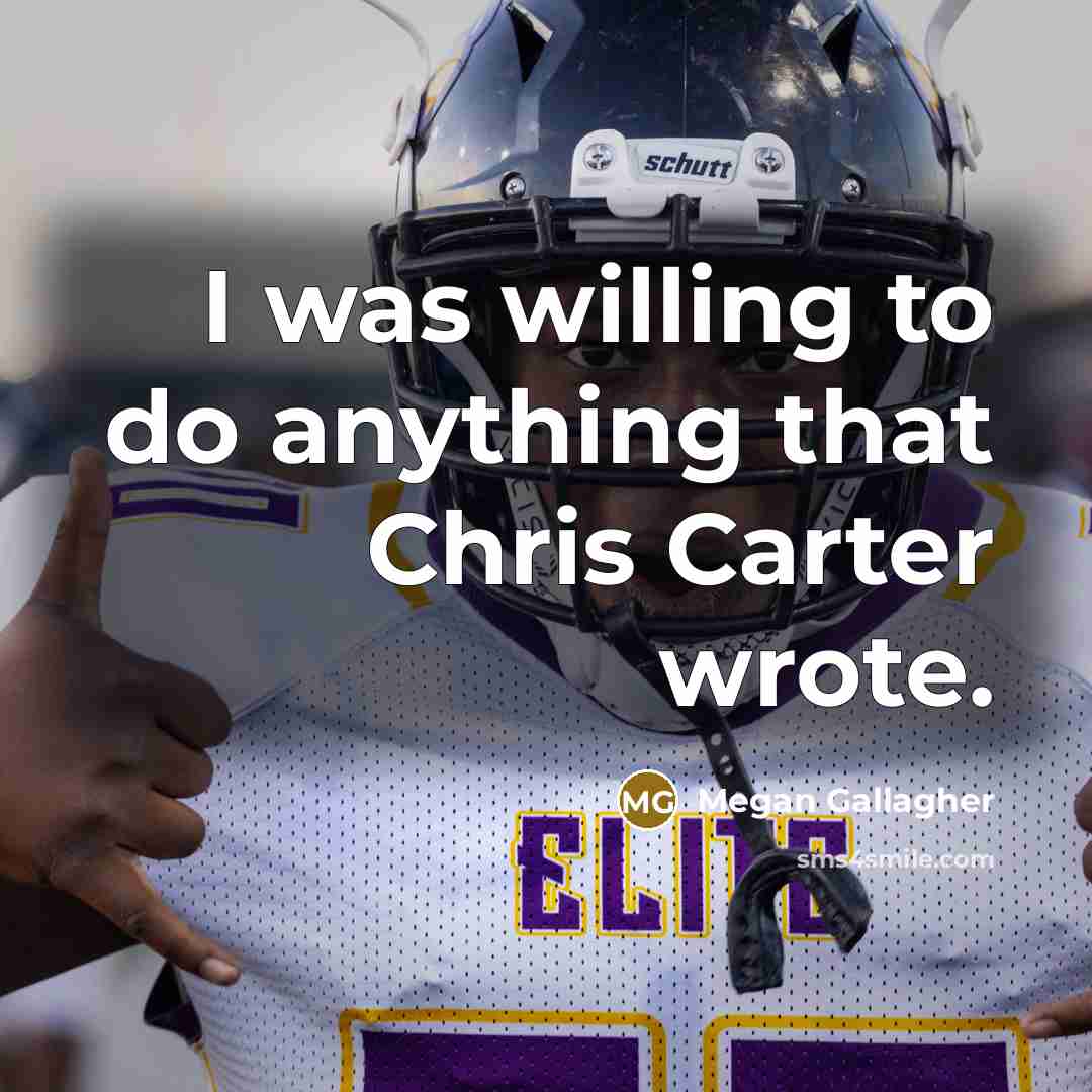 “I was willing to do anything that Chris Carter wrote.” quote by Megan Gallagher