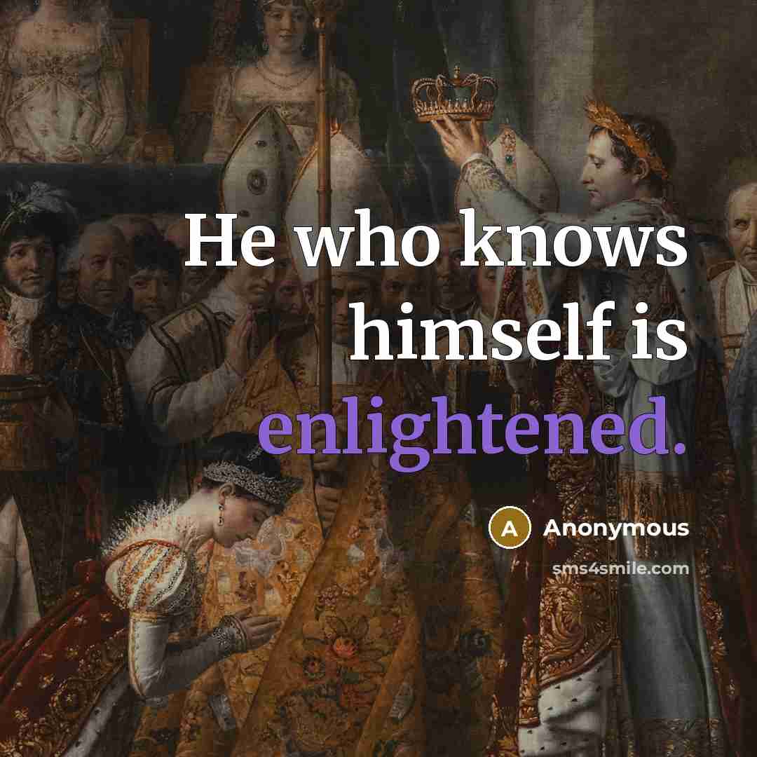 “He who knows himself is enlightened.” quote by Anonymous
