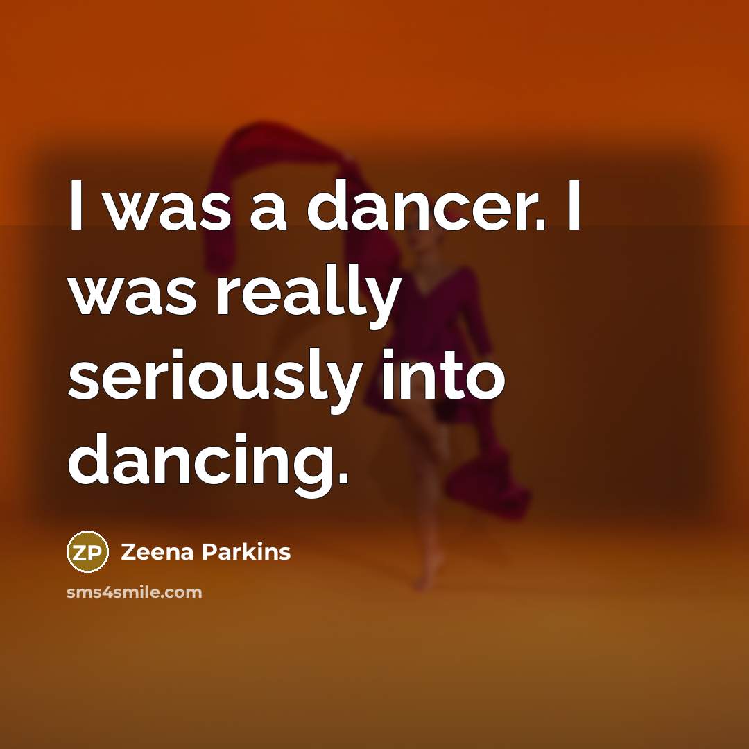 “I was a dancer. I was really seriously into dancing.” quote by Zeena Parkins