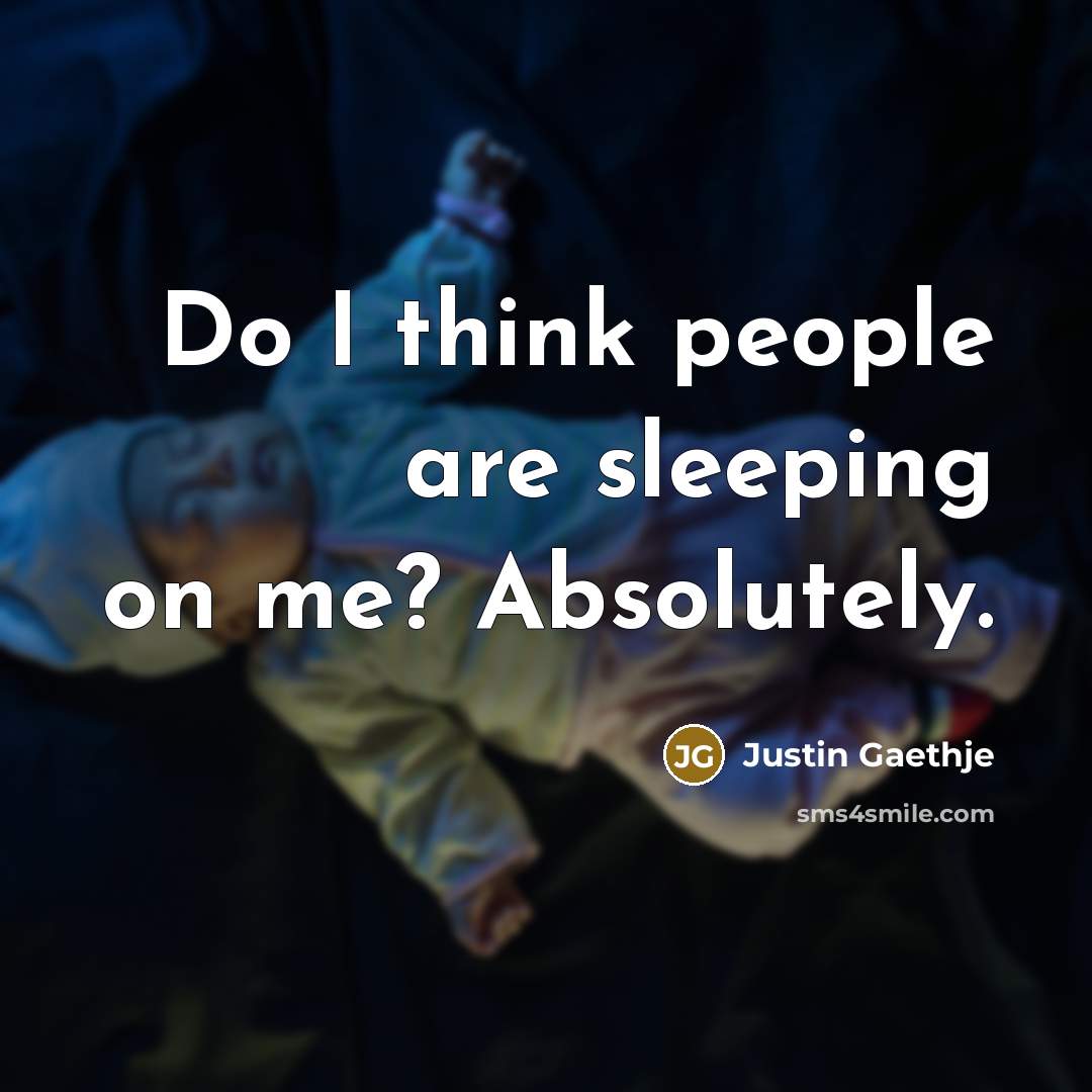“Do I think people are sleeping on me? Absolutely.” quote by Justin Gaethje