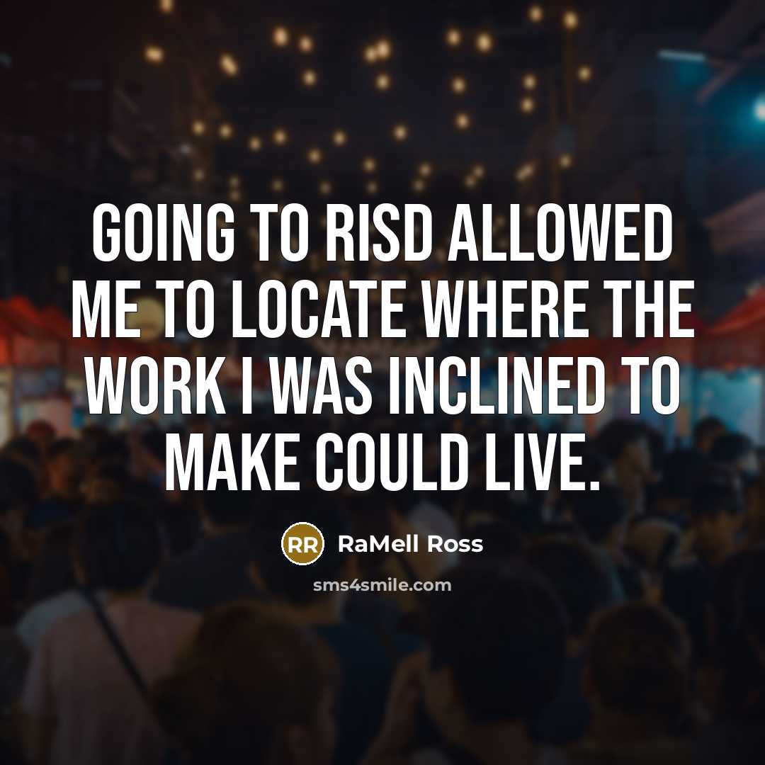 “Going to RISD allowed me to locate where the work I was inclined to make could live.” quote by RaMell Ross
