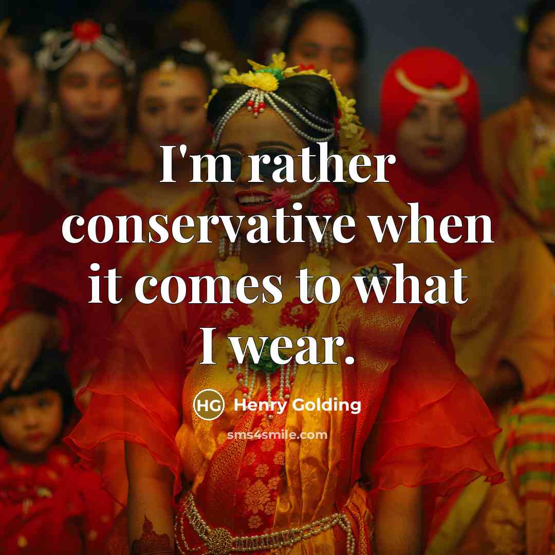 “I'm rather conservative when it comes to what I wear.” quote by Henry Golding