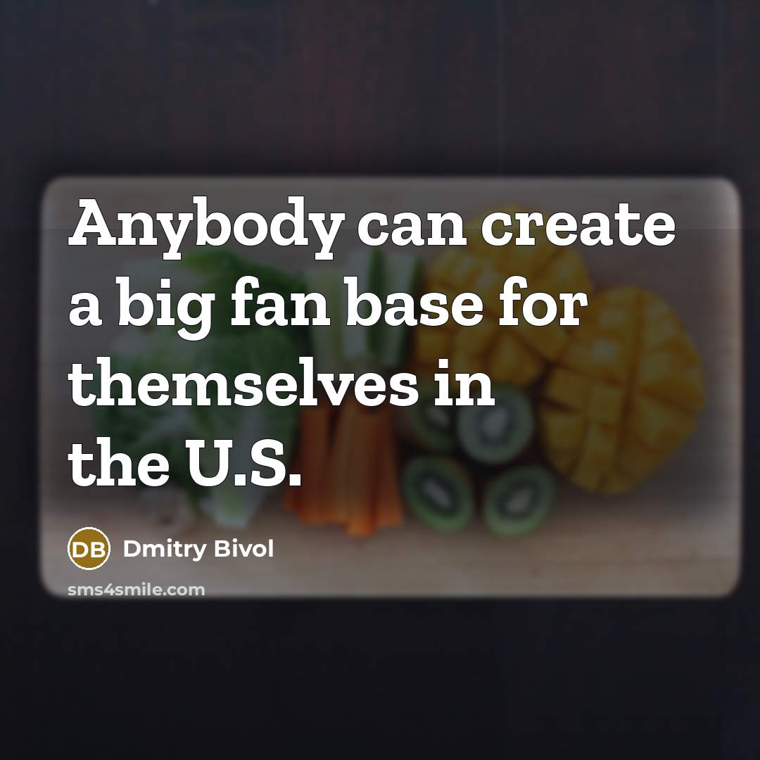 “Anybody can create a big fan base for themselves in the U.S.” quote by Dmitry Bivol