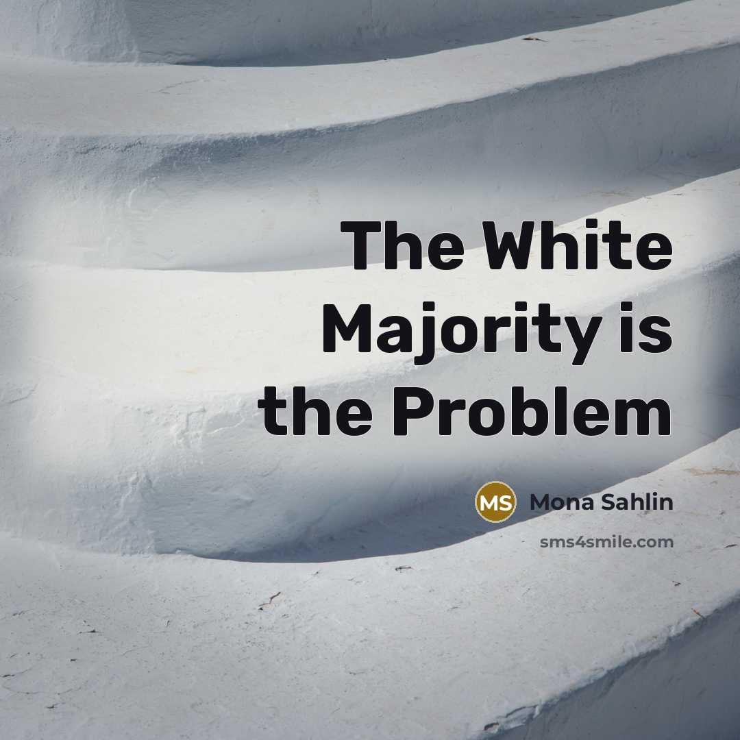 “The White Majority is the Problem” quote by Mona Sahlin