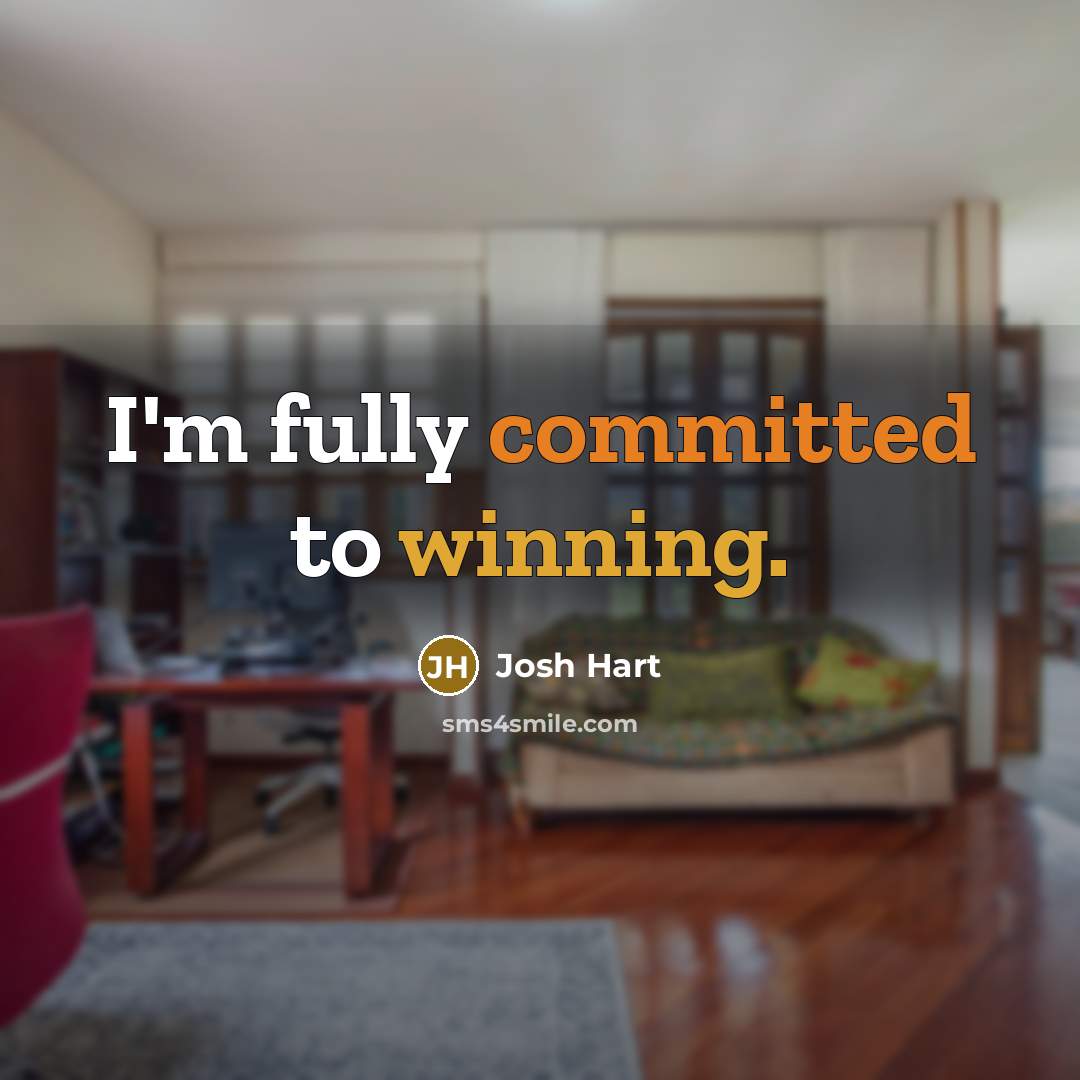 “I'm fully committed to winning.” quote by Josh Hart
