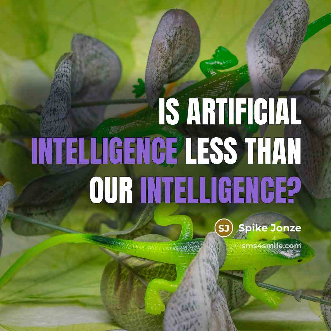 “Is artificial intelligence less than our intelligence?” quote by Spike Jonze