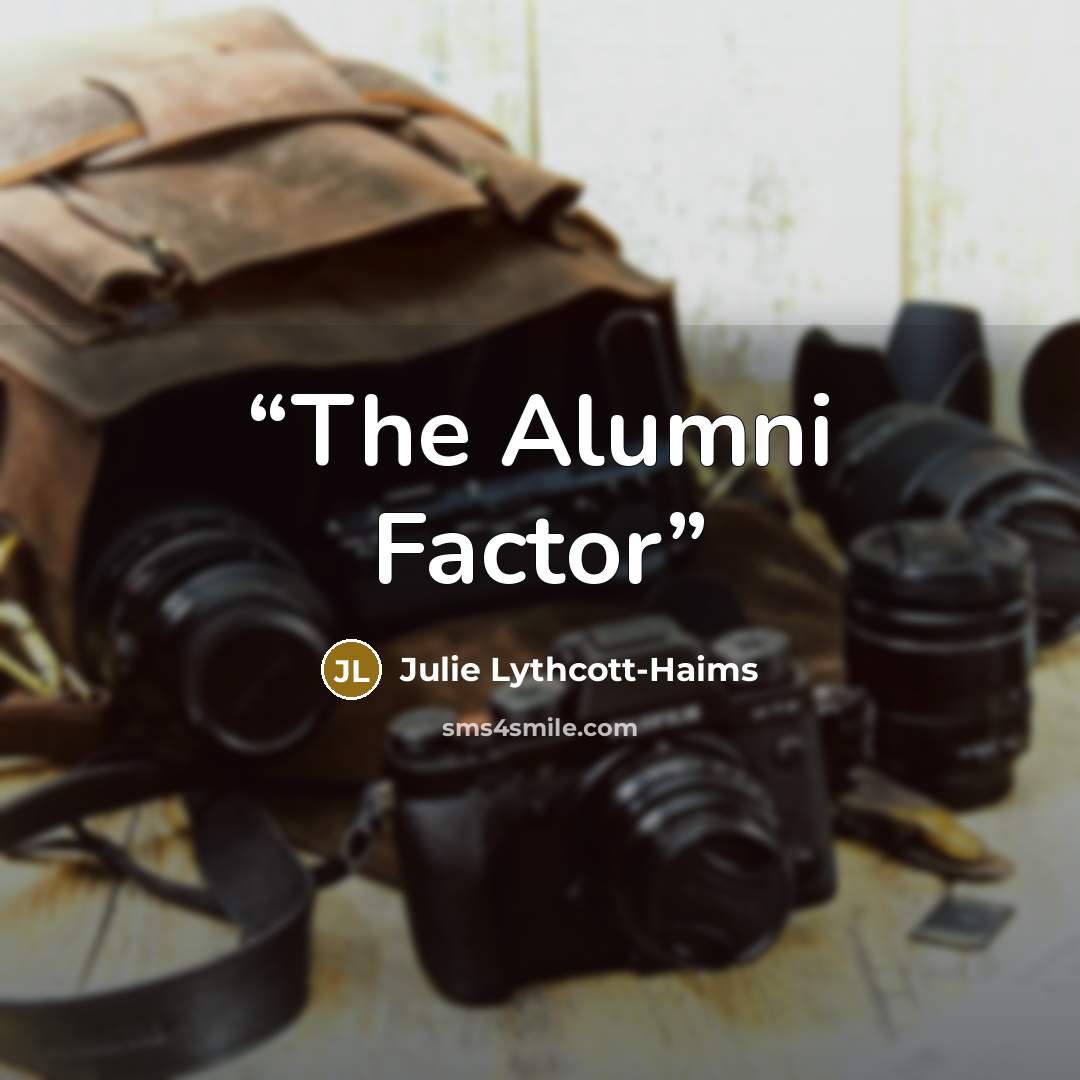 “The Alumni Factor” quote by Julie Lythcott-Haims