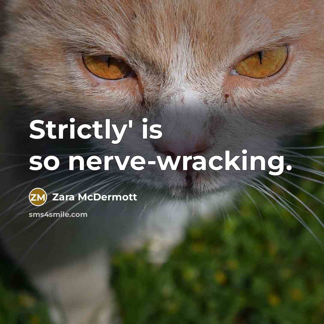 “Strictly' is so nerve-wracking.” quote by Zara McDermott