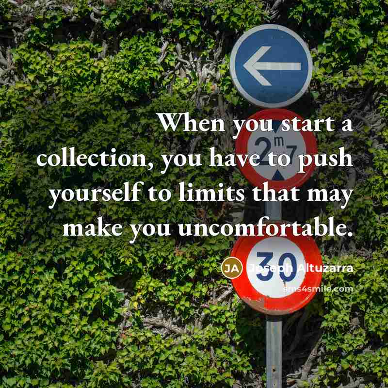 “When you start a collection, you have to push yourself to limits that may make you uncomfortable.” quote by Joseph Altuzarra