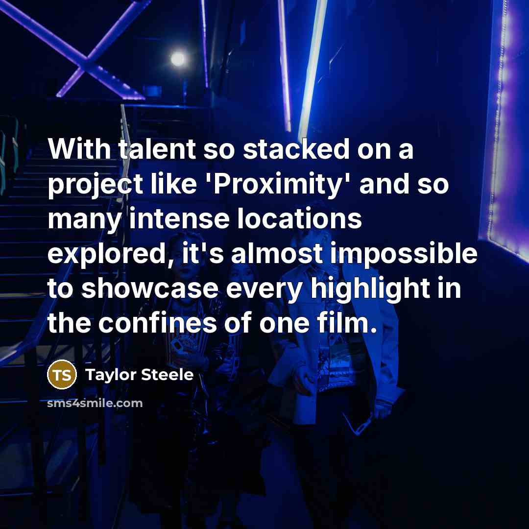 “With talent so stacked on a project like 'Proximity' and so many intense locations explored, it's almost impossible to showcase every highlight in the confines of one film.” quote by Taylor Steele