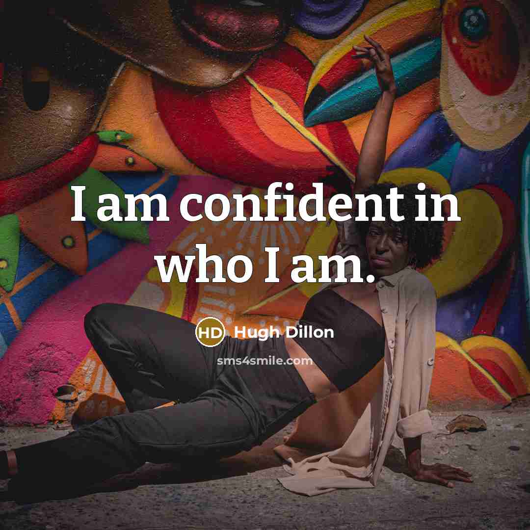“I am confident in who I am.” quote by Hugh Dillon
