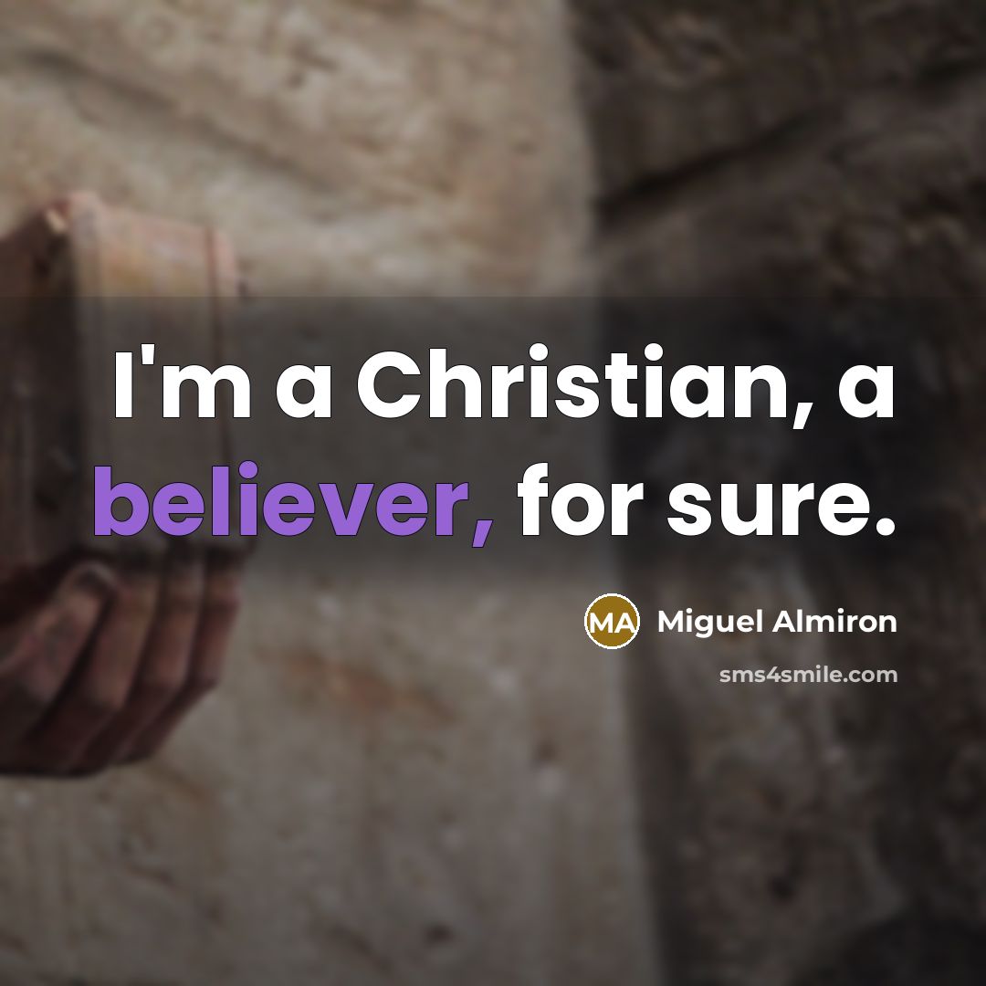 “I'm a Christian, a believer, for sure.” quote by Miguel Almiron