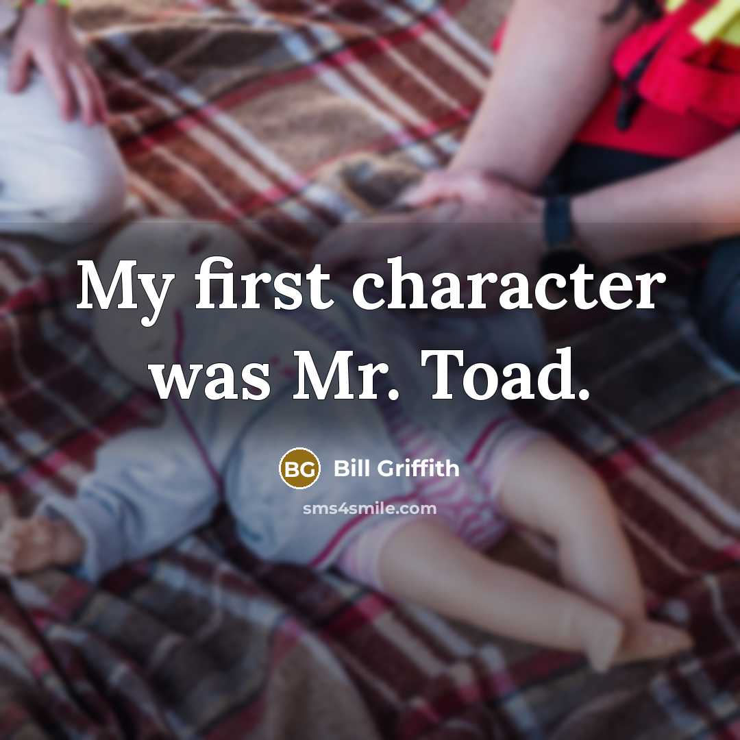 “My first character was Mr. Toad.” quote by Bill Griffith