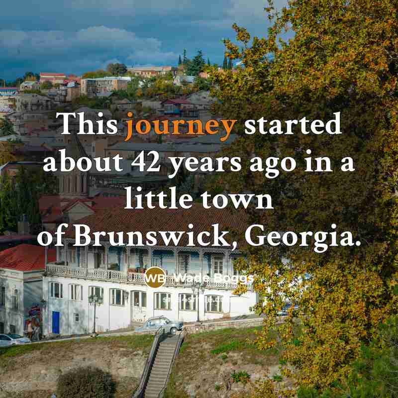 “This journey started about 42 years ago in a little town of Brunswick, Georgia.” quote by Wade Boggs