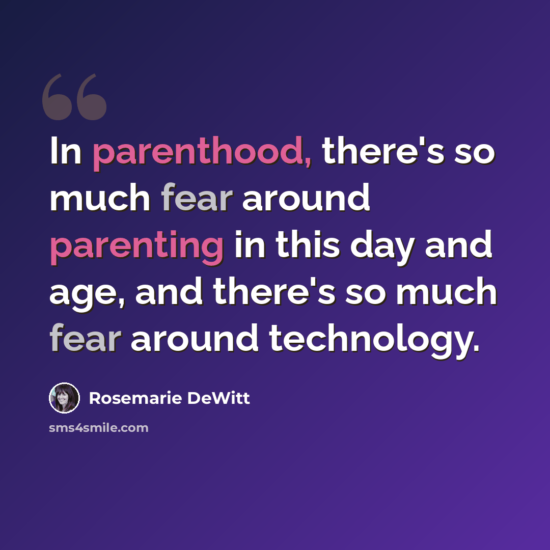 “In parenthood, there's so much fear around parenting in this day and age, and there's so much fear around technology.” quote by Rosemarie DeWitt