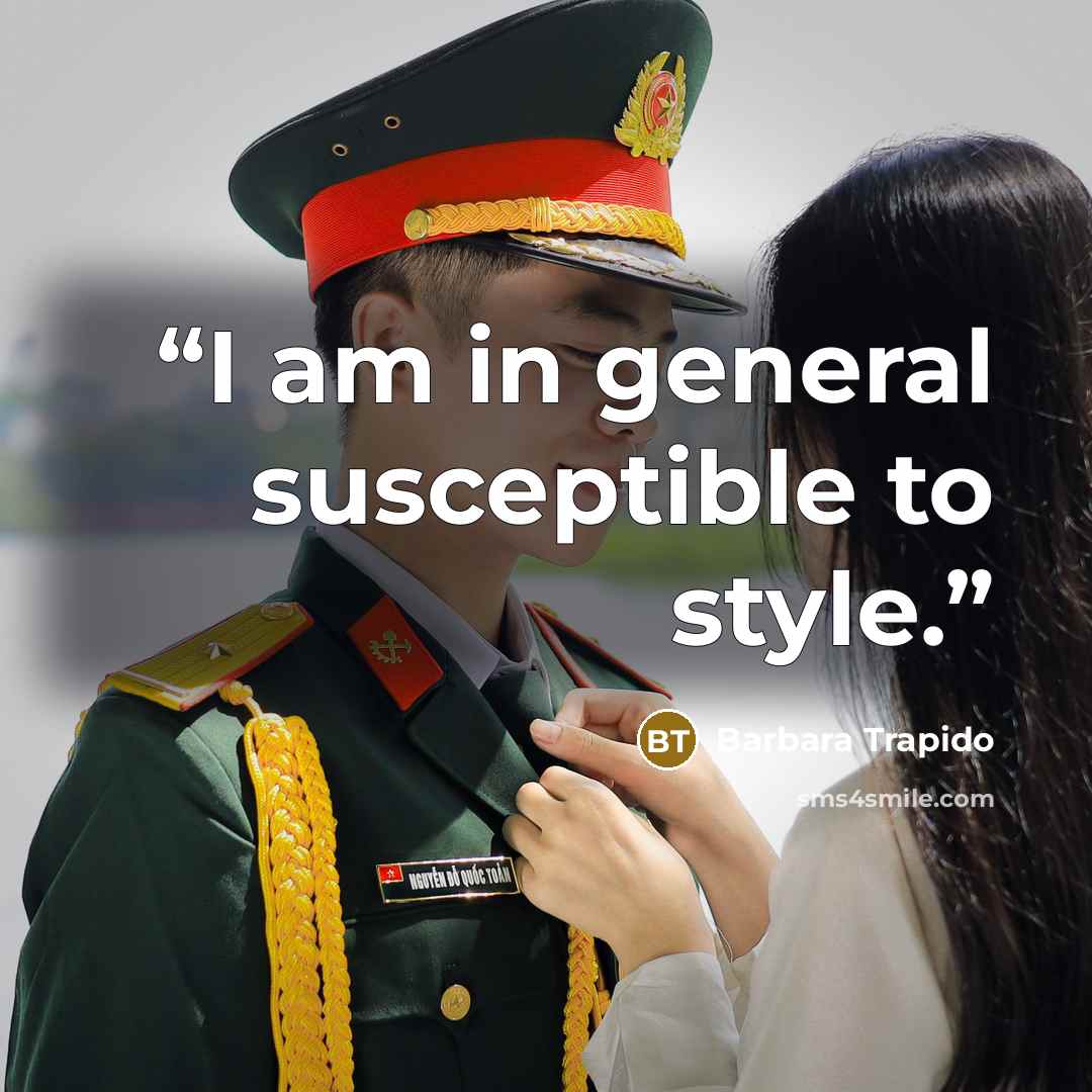 “I am in general susceptible to style.” quote by Barbara Trapido