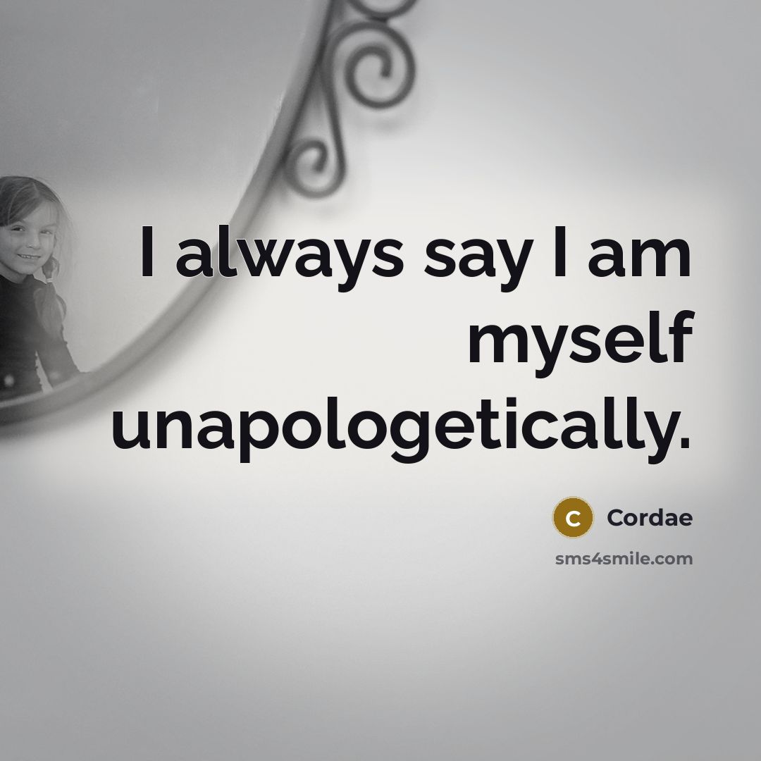 “I always say I am myself unapologetically.” quote by Cordae