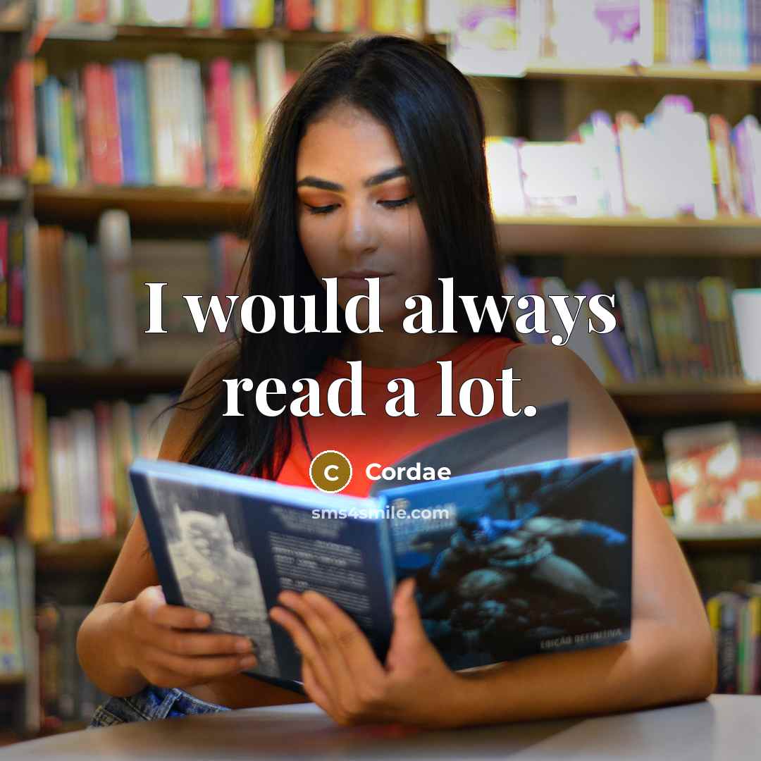 “I would always read a lot.” quote by Cordae