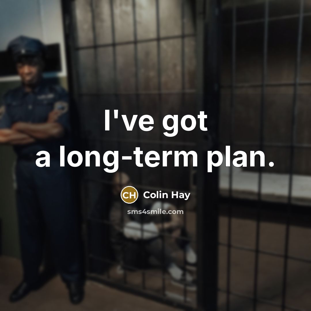 “I've got a long-term plan.” quote by Colin Hay