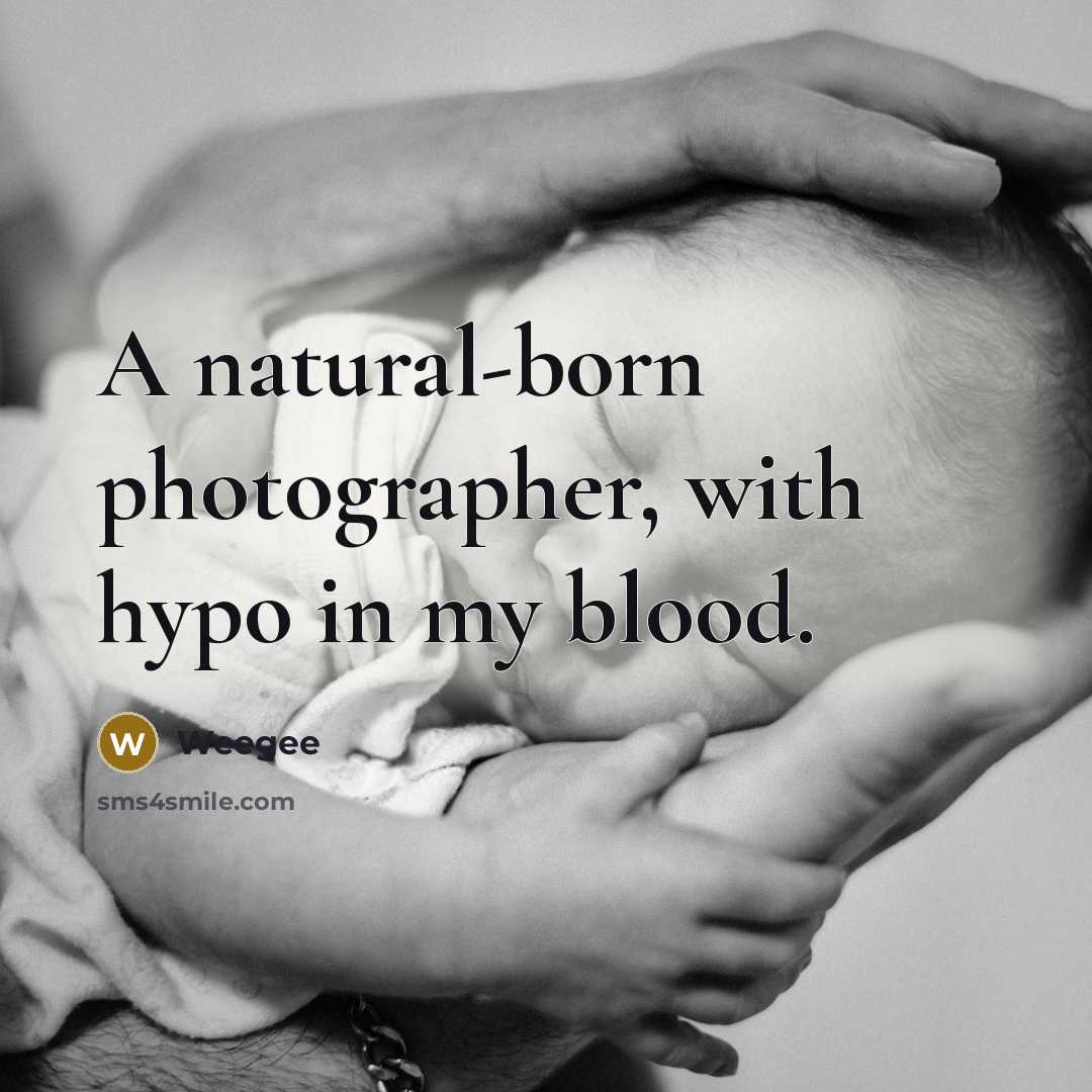 “A natural-born photographer, with hypo in my blood.” quote by Weegee
