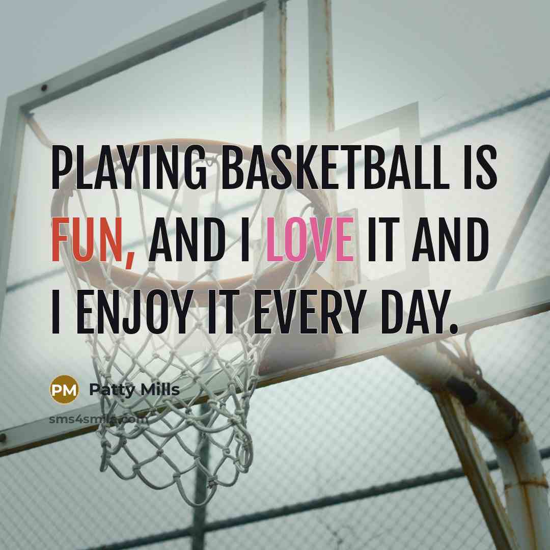 “Playing basketball is fun, and I love it and I enjoy it every day.” quote by Patty Mills
