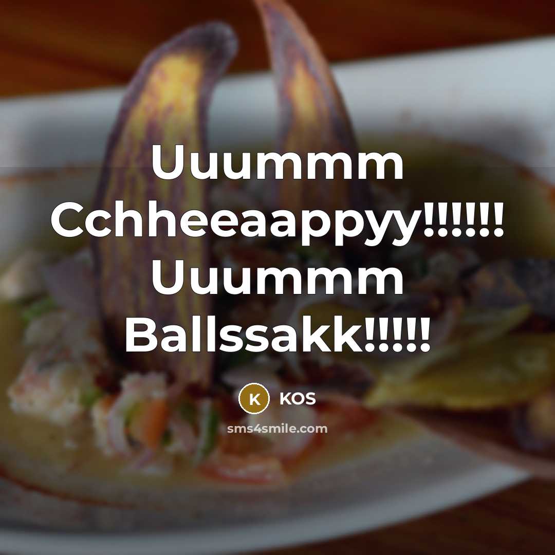 “Uuummm Cchheeaappyy!!!!!! Uuummm Ballssakk!!!!!” quote by KOS