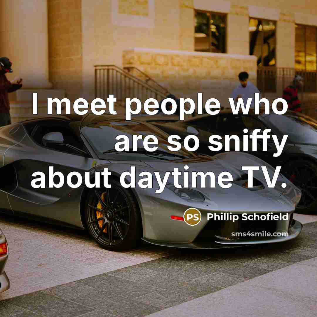 “I meet people who are so sniffy about daytime TV.” quote by Phillip Schofield