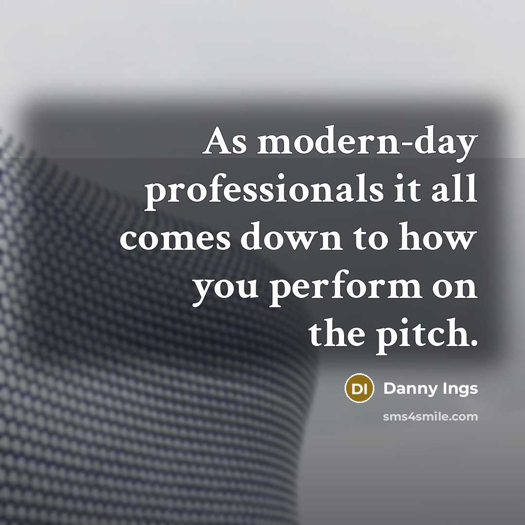 “As modern-day professionals it all comes down to how you perform on the pitch.” quote by Danny Ings