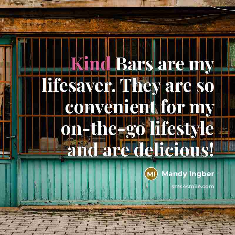 “Kind Bars are my lifesaver. They are so convenient for my on-the-go lifestyle and are delicious!” quote by Mandy Ingber