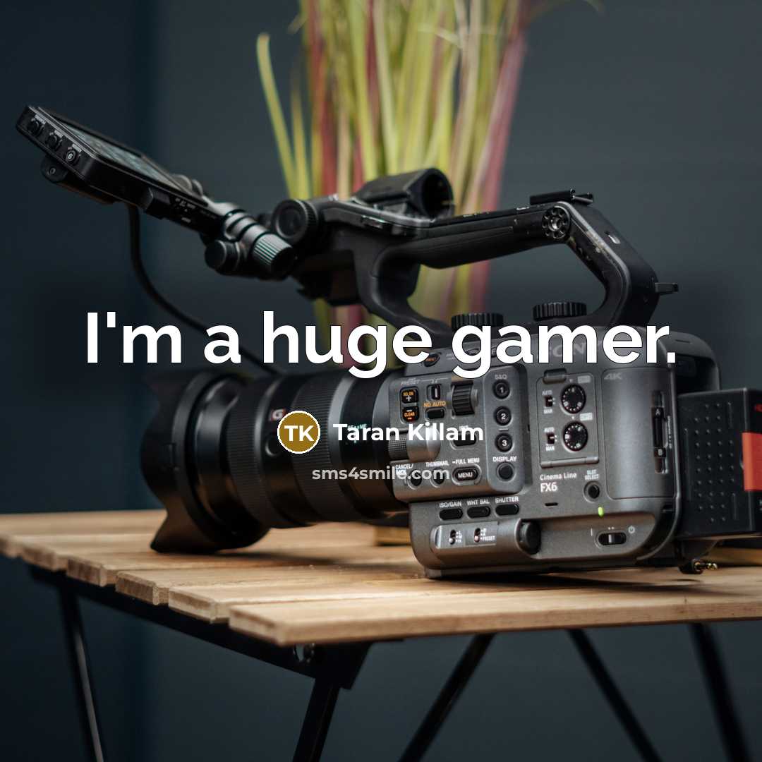 “I'm a huge gamer.” quote by Taran Killam