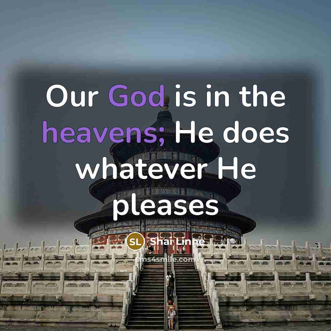 “Our God is in the heavens; He does whatever He pleases” quote by Shai Linne