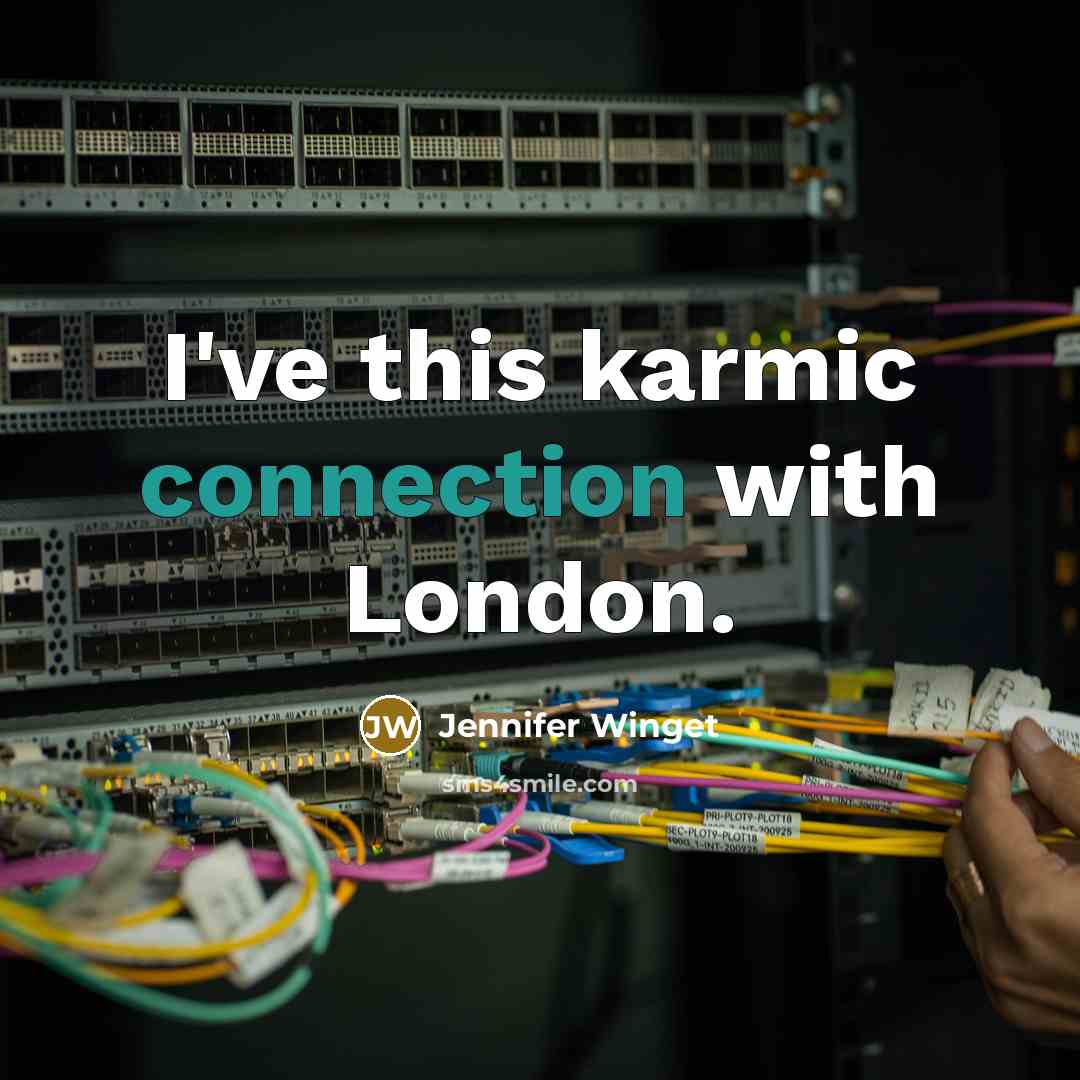 “I've this karmic connection with London.” quote by Jennifer Winget