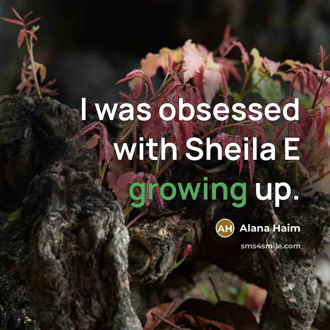 “I was obsessed with Sheila E growing up.” quote by Alana Haim