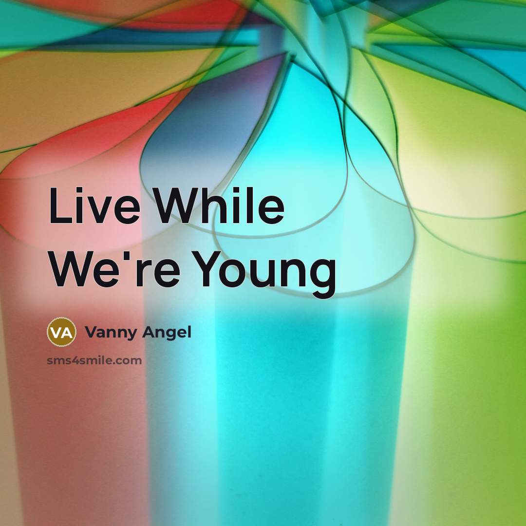 “Live While We're Young” quote by Vanny Angel