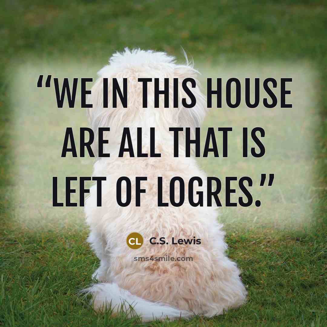 “We in this house are all that is left of Logres.” quote by C.S. Lewis