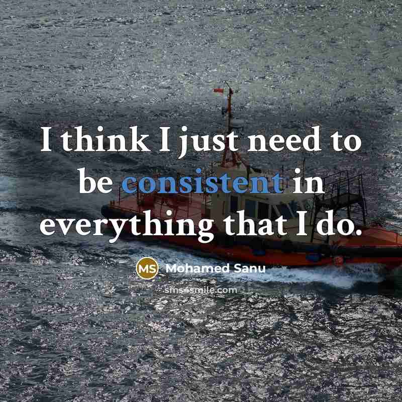 “I think I just need to be consistent in everything that I do.” quote by Mohamed Sanu