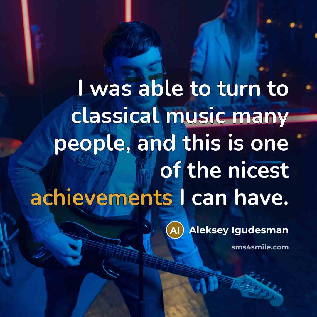 “I was able to turn to classical music many people, and this is one of the nicest achievements I can have.” quote by Aleksey Igudesman