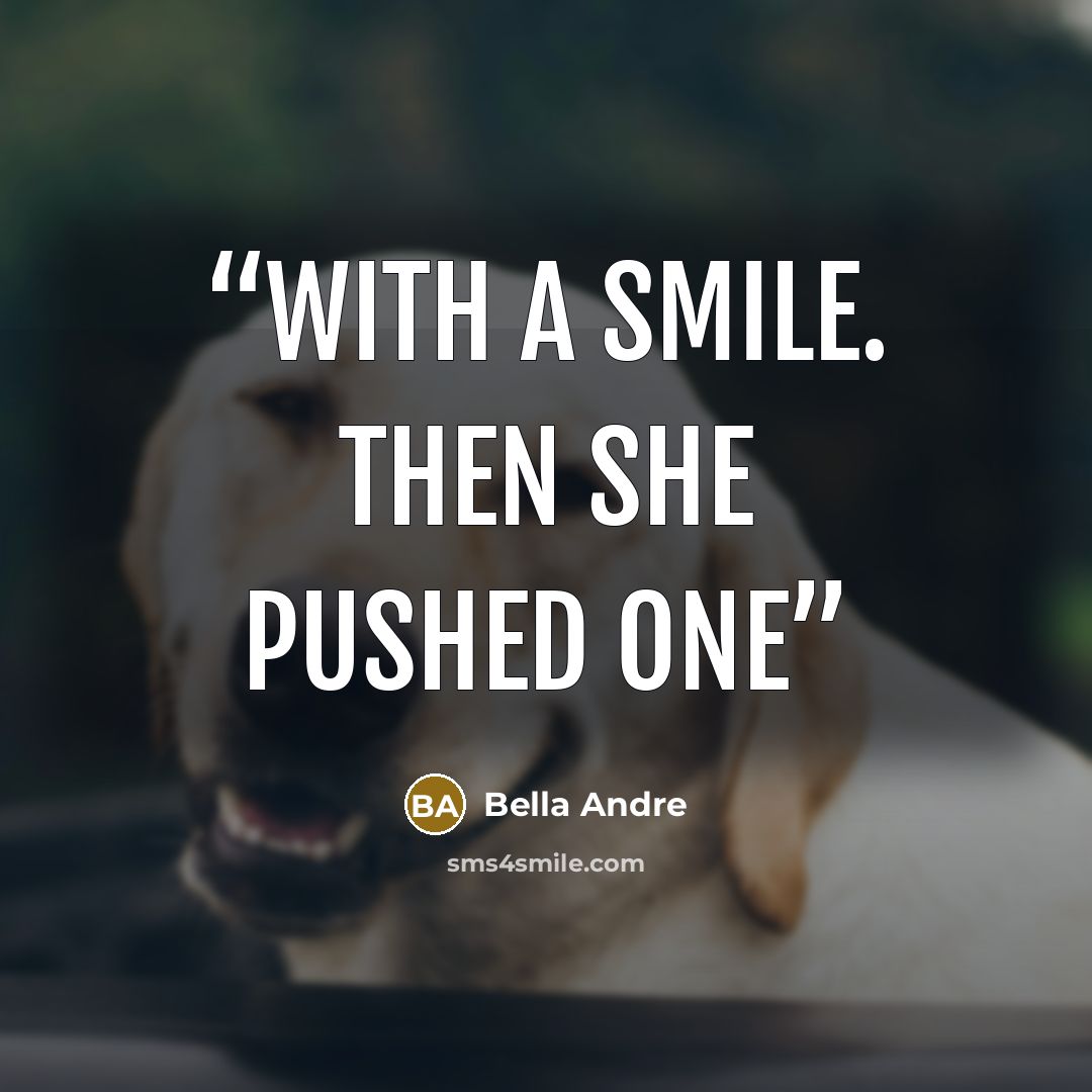 “with a smile. Then she pushed one” quote by Bella Andre