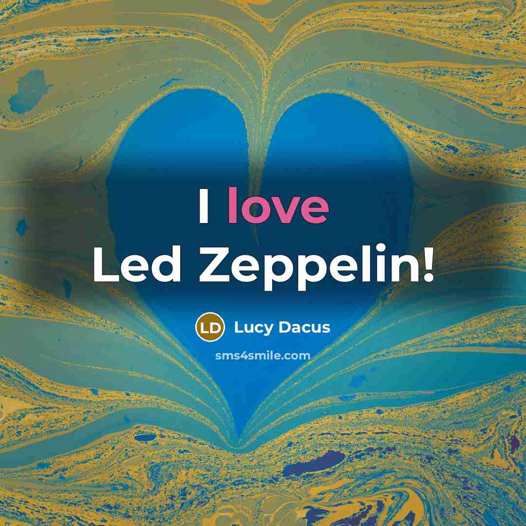 “I love Led Zeppelin!” quote by Lucy Dacus