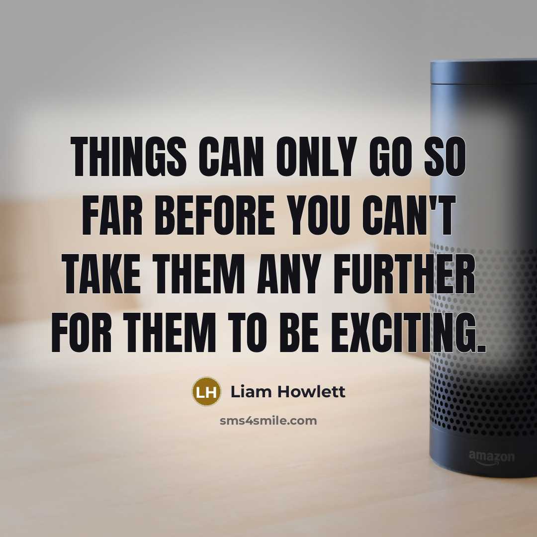 “Things can only go so far before you can't take them any further for them to be exciting.” quote by Liam Howlett