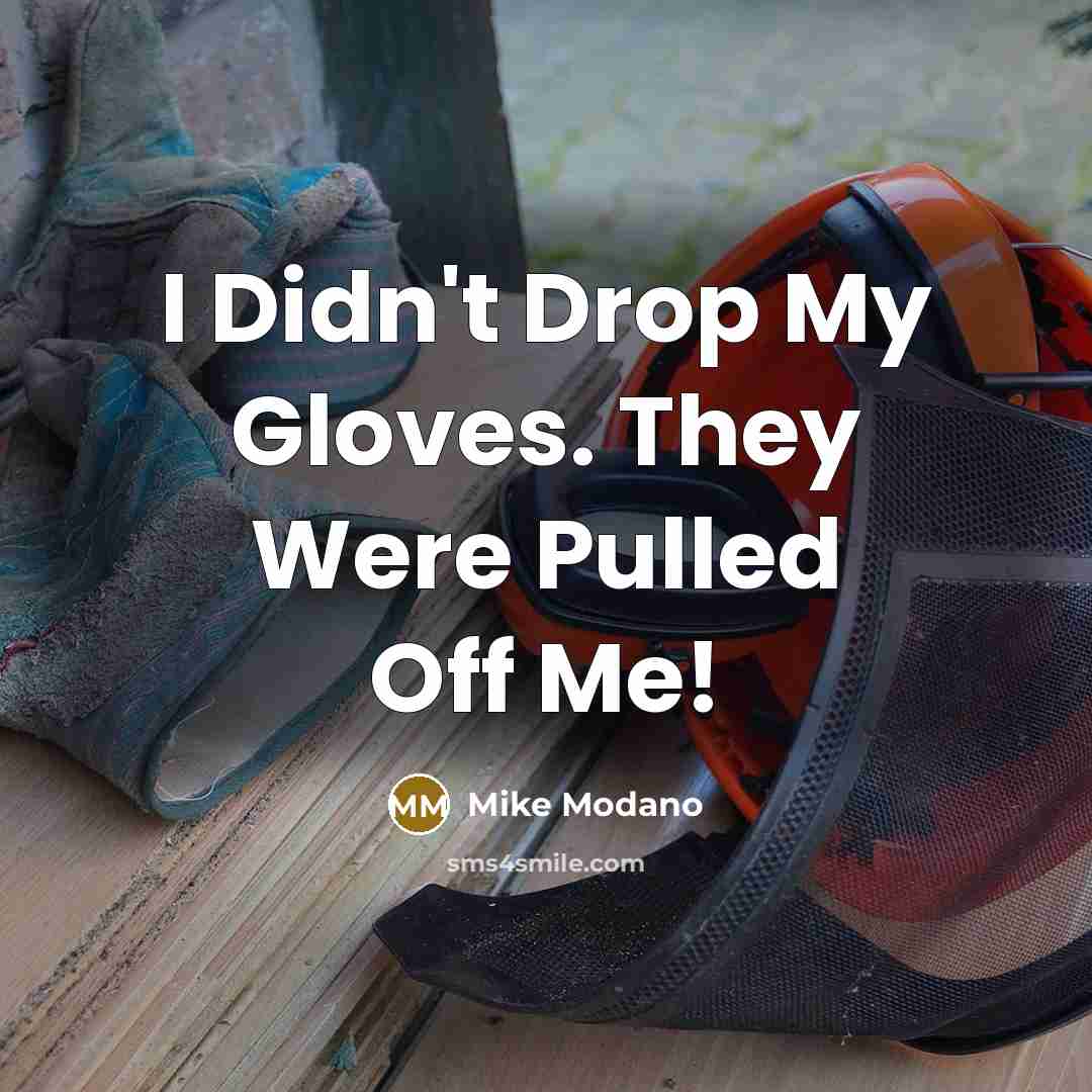 “I Didn't Drop My Gloves. They Were Pulled Off Me!” quote by Mike Modano