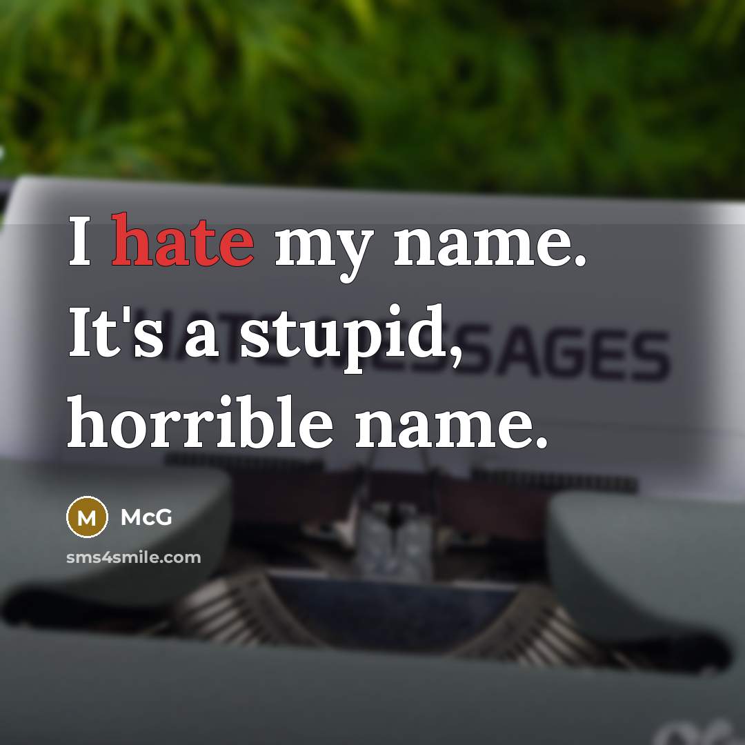 “I hate my name. It's a stupid, horrible name.” quote by McG
