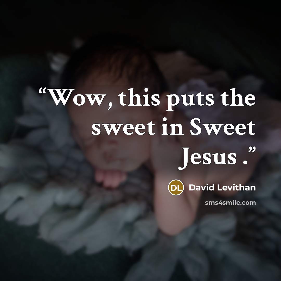 “Wow, this puts the sweet in Sweet Jesus .” quote by David Levithan